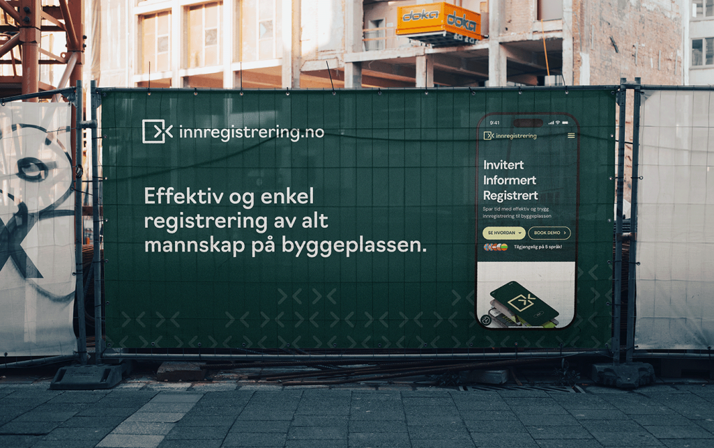 Construction banner mockup innregistrering.no